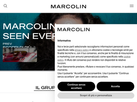 'marcolin.com' screenshot