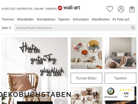 'wall-art.de' screenshot