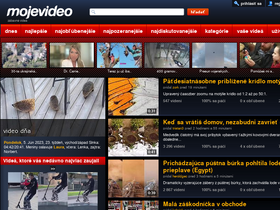 'mojevideo.sk' screenshot