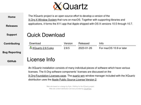 'xquartz.org' screenshot