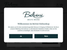 'belvini.de' screenshot