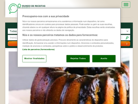 'mundodereceitasbimby.com.pt' screenshot