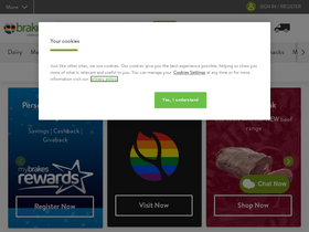 'brake.co.uk' screenshot