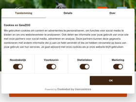 'gaiazoo.nl' screenshot