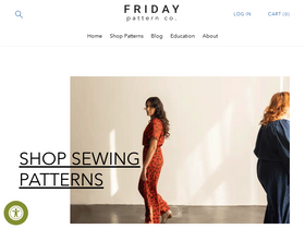 'fridaypatterncompany.com' screenshot