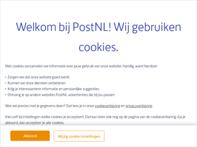 'postnl.nl' screenshot