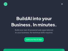 Build AI - Build AI helps you quickly create and publish AI apps, with the ability to update and refine.