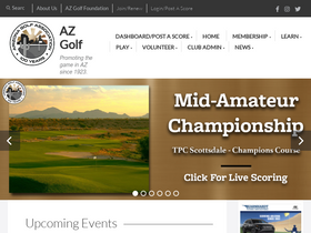 'azgolf.org' screenshot