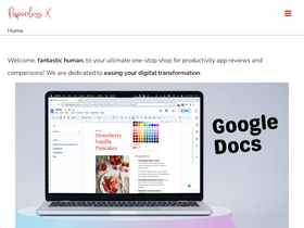 'beingpaperless.com' screenshot
