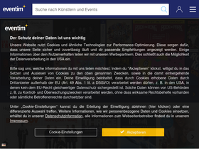 'eventim.de' screenshot
