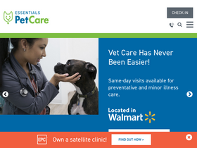 'essentialspetcare.com' screenshot