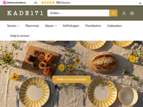 Kade171 homepage screenshot