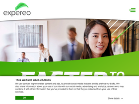 'expereo.com' screenshot