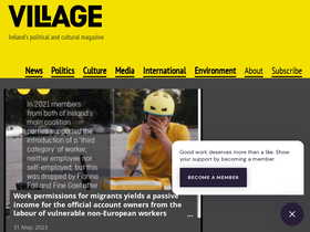 'villagemagazine.ie' screenshot