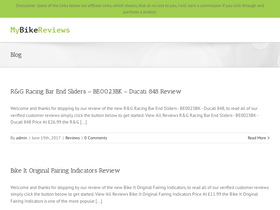 'mybikereviews.co.uk' screenshot