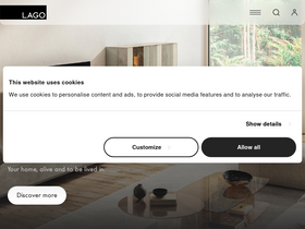 'lago.it' screenshot