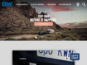 'bwtrailerhitches.com' screenshot