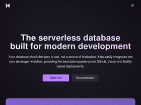 'xata.io' screenshot