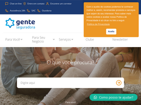'genteseguradora.com.br' screenshot