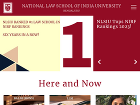 'nls.ac.in' screenshot