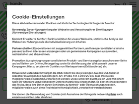 'handyvertrag.de' screenshot