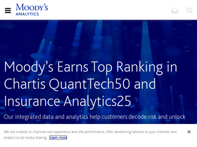 'moodysanalytics.com' screenshot