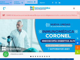 'inmunomedica.cl' screenshot