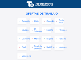 'trabajosdiarios.com' screenshot