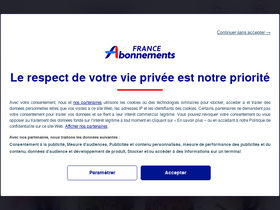 'france-abonnements.fr' screenshot