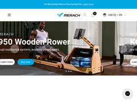 Merach Official Website website screenshot