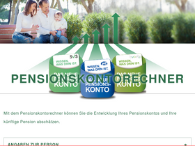 'pensionskontorechner.at' screenshot