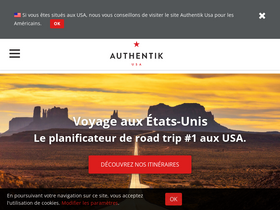 'authentikusa.com' screenshot