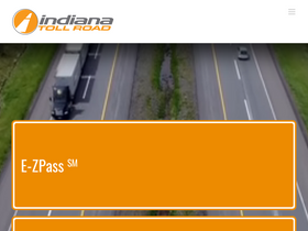 'indianatollroad.org' screenshot