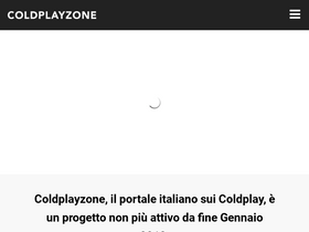 'coldplayzone.it' screenshot