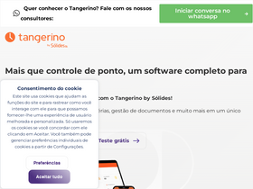 'tangerino.com.br' screenshot