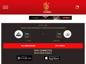 'royalchallengers.com' screenshot