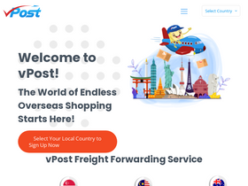 'vpost.com' screenshot