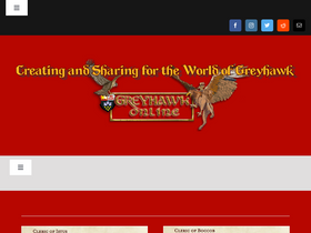 'greyhawkonline.com' screenshot