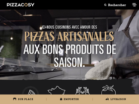 'pizzacosy.fr' screenshot