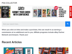 'psacollector.com' screenshot