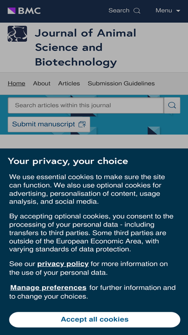 jasbsci.biomedcentral.com