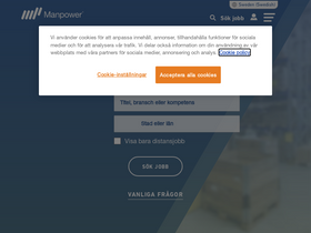 'manpower.se' screenshot
