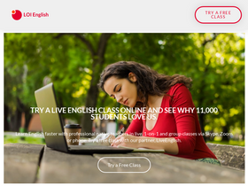 'skypeenglishclasses.com' screenshot