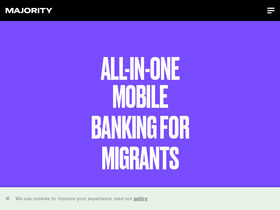 'majority.com' screenshot