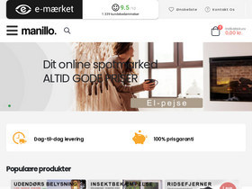 'manillo.dk' screenshot