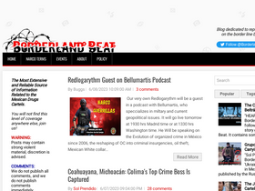 'borderlandbeat.com' screenshot