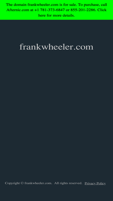 frankwheeler.com