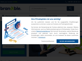 'brandible.de' screenshot