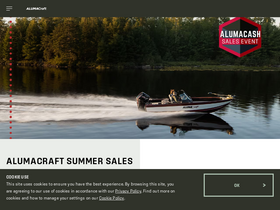 'alumacraft.com' screenshot