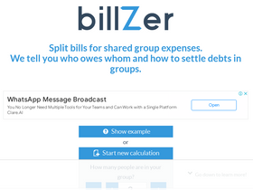 'billzer.com' screenshot